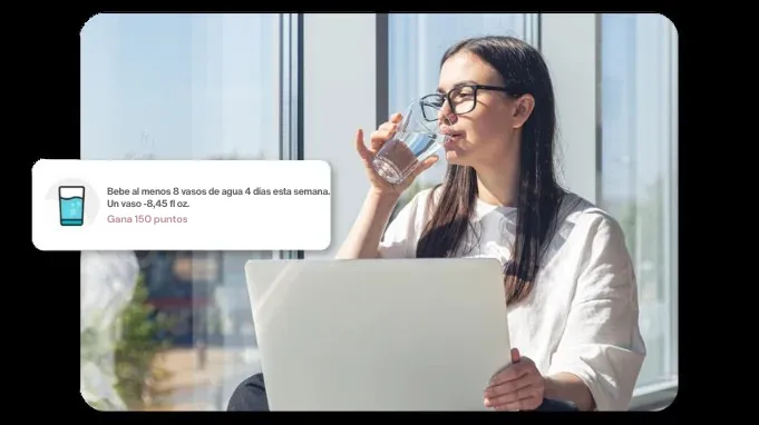 Reto de hidratación en el trabajo - Bebe y Brilla