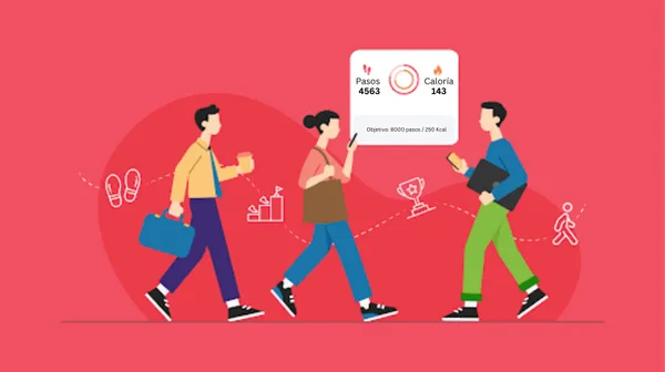 Organizar un desafío de paso en el trabajo y rastrearlo